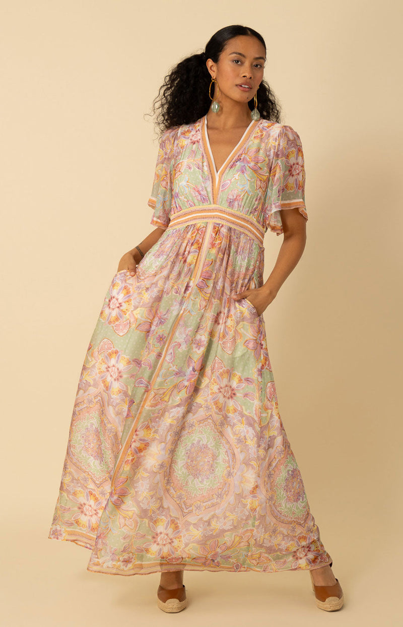 Jaliyah Chiffon Dress Maxi
