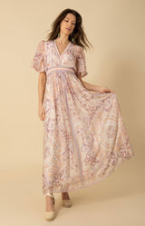 Jaliyah Chiffon Dress Maxi