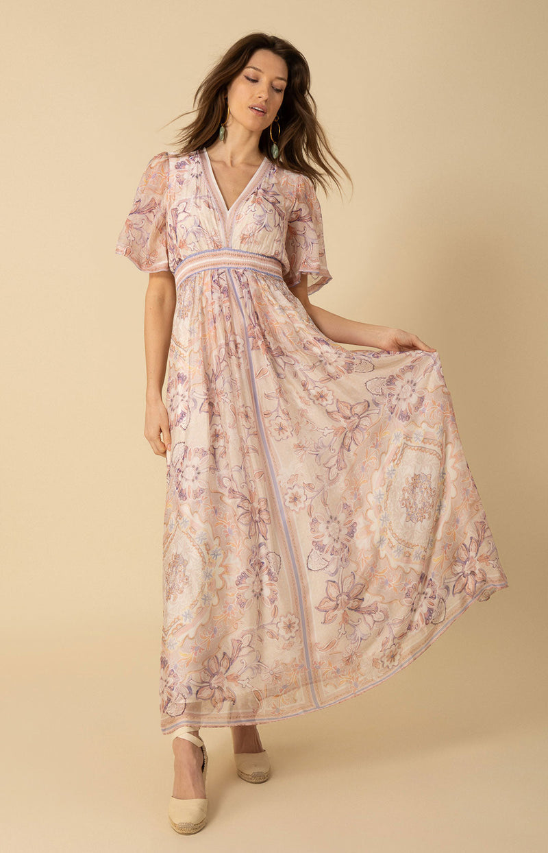Jaliyah Chiffon Dress Maxi