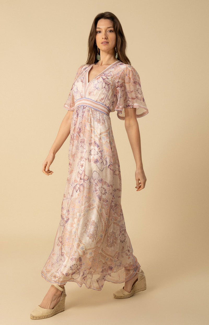 Jaliyah Chiffon Dress Maxi