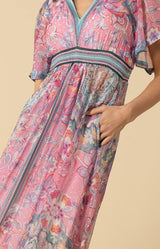 Jaliyah Chiffon Dress Maxi