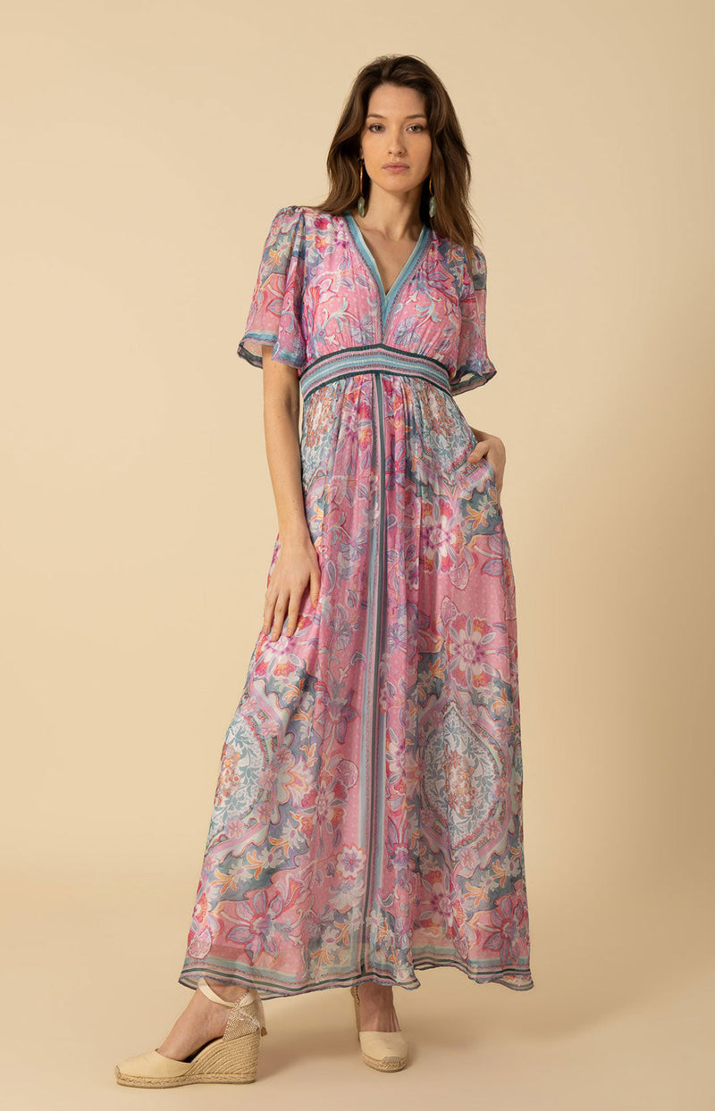 Jaliyah Chiffon Dress Maxi