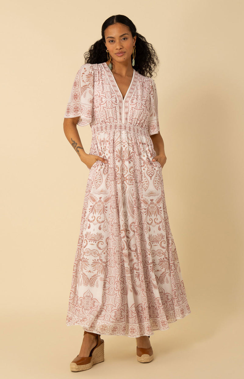 Ellis Chiffon Maxi Dress