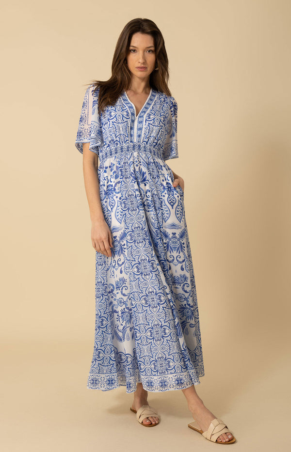 Ellis Chiffon Maxi Dress