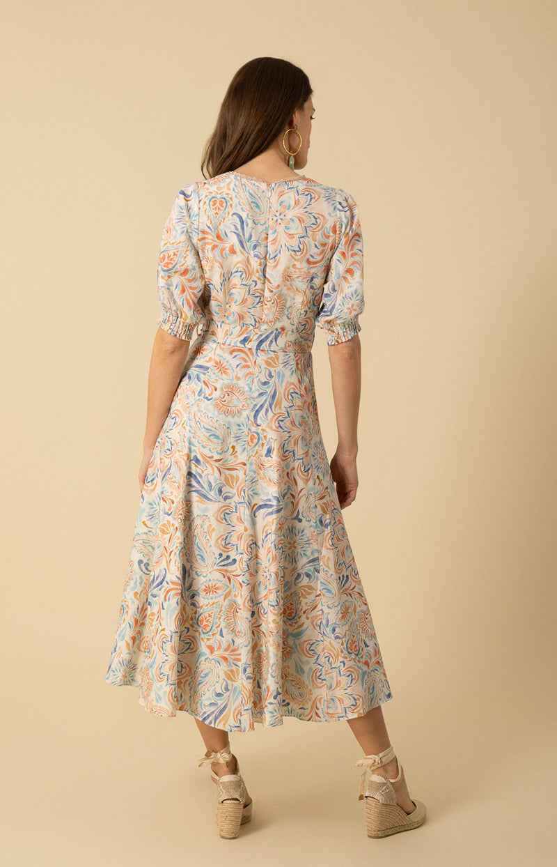 Faye Linen Maxi Dress