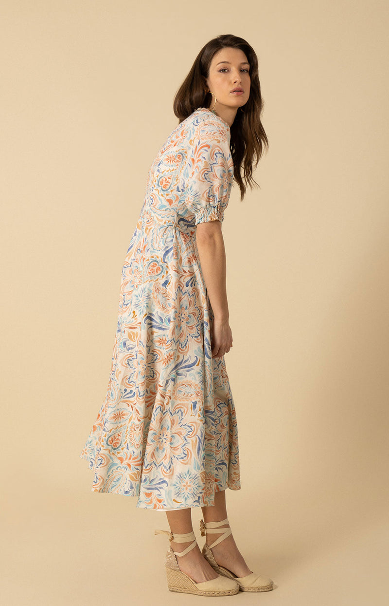 Faye Linen Maxi Dress