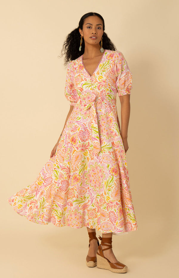 Faye Linen Maxi Dress