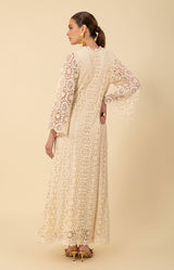 Amirah Crochet Maxi Dress