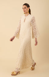 Amirah Crochet Maxi Dress