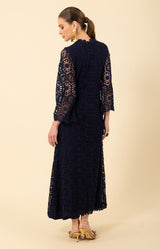 Amirah Crochet Maxi Dress