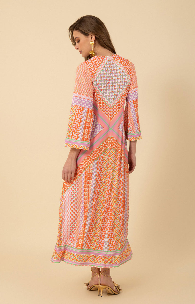 Henley Jersey Maxi Dress