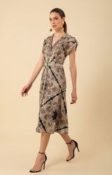 Priscilla Linen Midi Dress