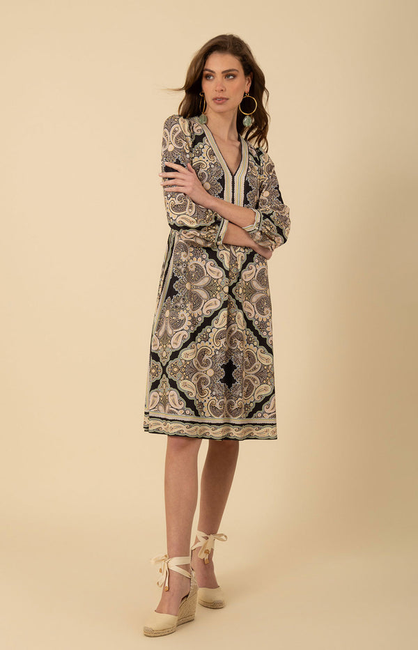 Zariyah Jersey Midi Dress