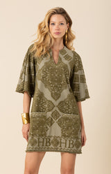 Mikayla Jacquard Dress