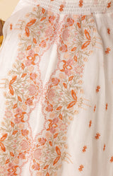 Elianna Embroidered Organza Maxi Dress