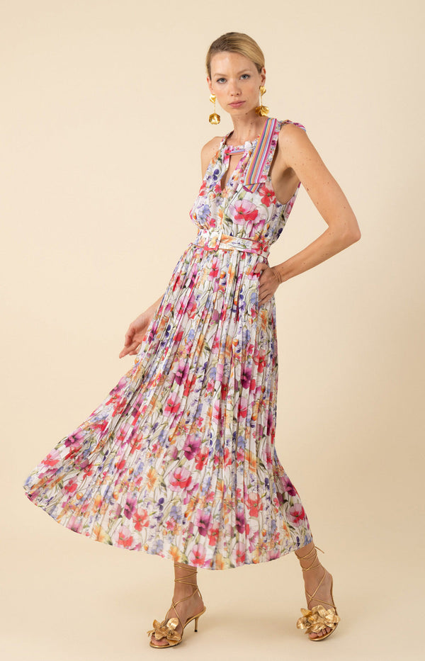 Chelsea Chiffon Pleated Dress