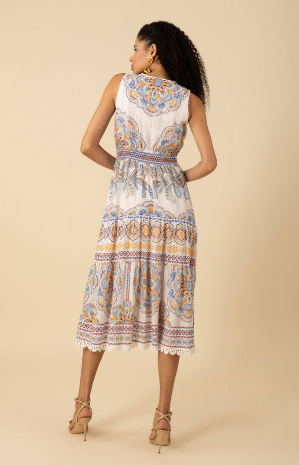 Liv Voile Midi Dress