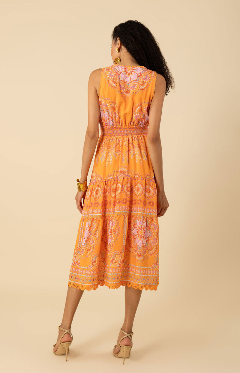 Liv Voile Midi Dress