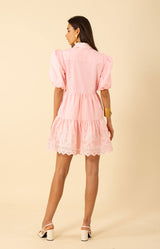 Rayna Embroidered Poplin Dress