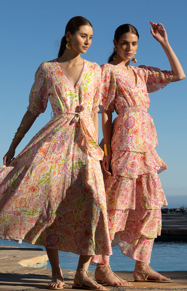 Faye Linen Maxi Dress